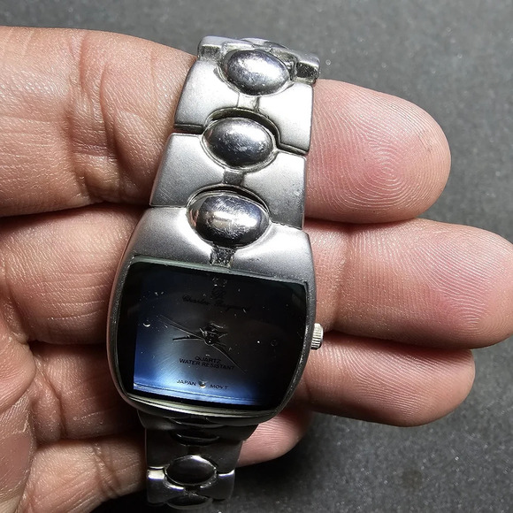 Charles Raymond Ladies Fashion Quartz Watch Silver Tone Working Y2k Style Watch - Picture 3 of 10